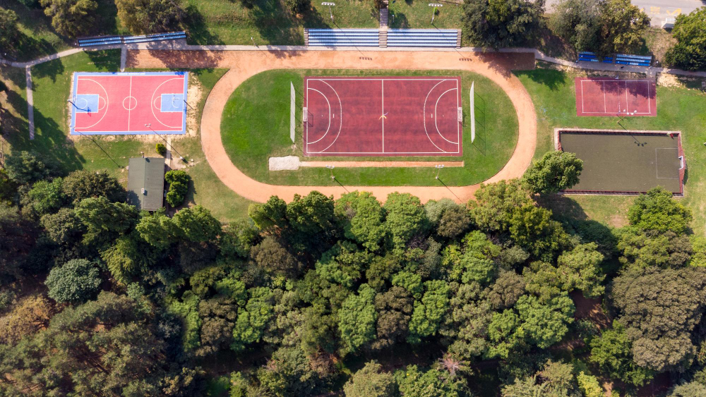 Sport Court Construction finished slab in SPRING BRANCH, TX